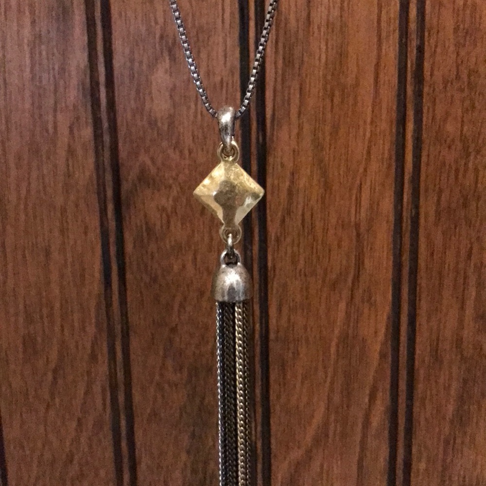 Lucky Brand 27” Tassel Pendant Necklace